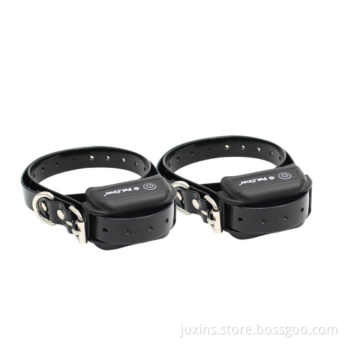 Petrainer PET998DBB-2 300M Back-light Beep Vibration Dog Shock Collar With Remote For 2 Dogs